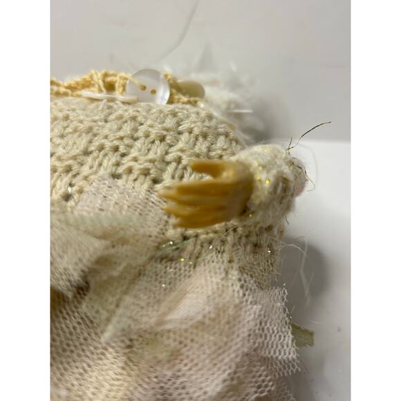 Phyllis Vaughn V Originals Whimsical Art Doll OOAK w Tag Cream Shelf Sitter - Picture 7 of 8